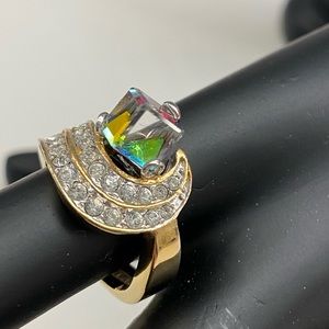 Swarovski Crystal Tourmaline Ring
